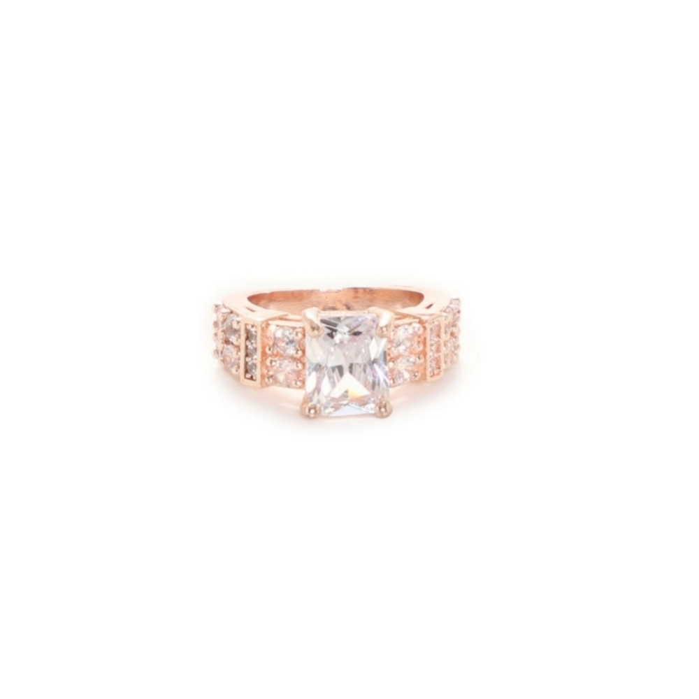 Rose Goldtone Statement Ring